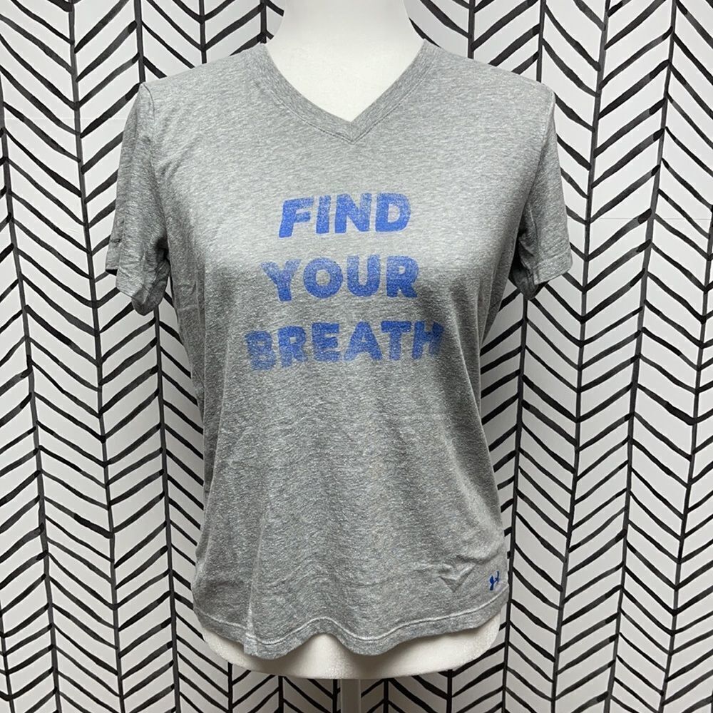 Under Armor "Find Your Breath" V-Neck Tee